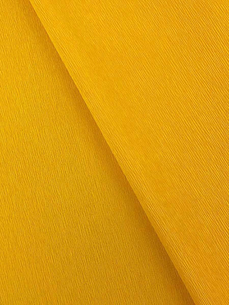 Бумага гофрированная Италия 50 см.* 1,5м. 90 гр. 372 желтый  CR90/372